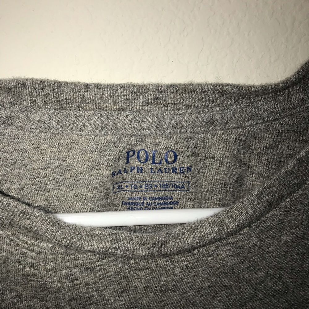 Polo Ralph Lauren T Shirt XL Grey